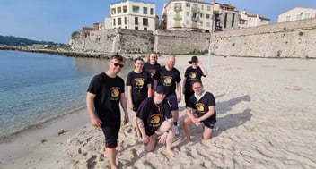 sitelys team at the beach