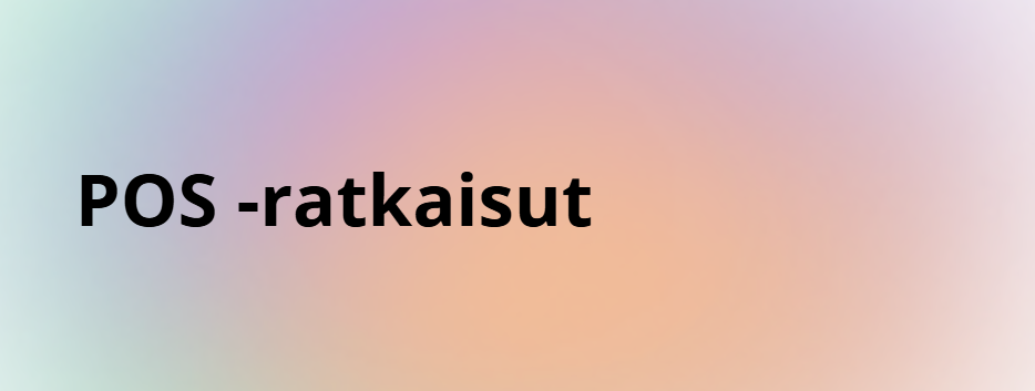 POS-ratkaisut